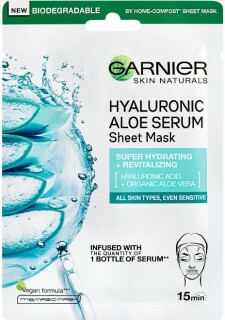 Garnier Skin Naturals Hyaluronic Aloe Textile Mask 1 buc