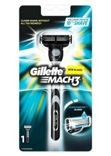 Gillette Mach3 strojek + 1 lama de rezervă