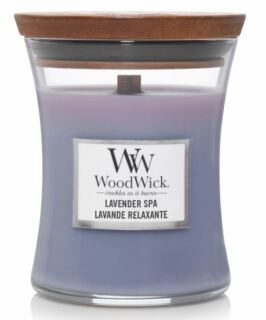 WOODWICK Lavender Spa lumânare parfumată 275 g