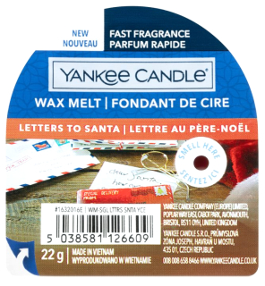 Yankee Candle Letters To Santa ceară parfumată 22 g