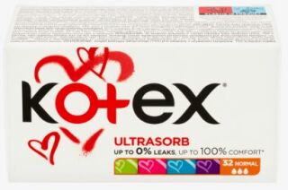 Kotex Normal Ultra Sorb Tampons, 32 pcs
