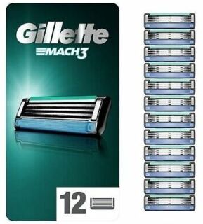 Gillette Mach3 capete de înlocuire pentru aparate de ras 12 bucăți