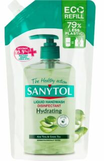Săpun lichid dezinfectant hidratant Sanytol, reumple 500 ml