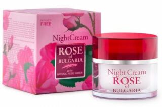 Rose of Bulgaria Cremă de noapte cu apă de trandafiri 50 ml