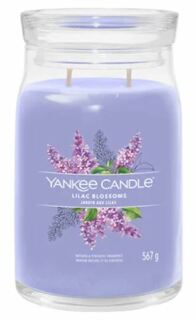 Yankee Candle Signature Lilac Blossoms Scented Candle With 2 Wicks 567 g
