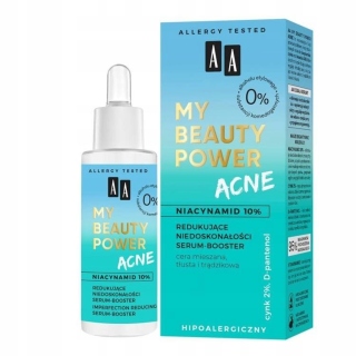 AA My Beauty Power Acne Imperfection Reduction Serum pentru ten mixt 30 ml