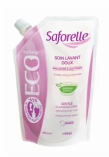 Saforelle Gentle Washing Gel For Intimate Hygiene ECO Pack 400 ml
