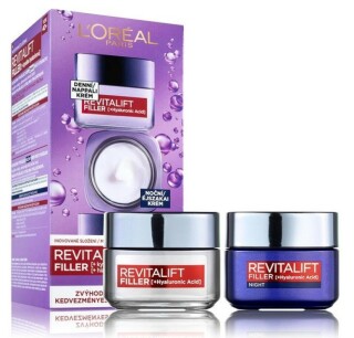 L'Oréal Paris Revitalift Filler HA cremă de zi și de noapte 2 x 50 ml