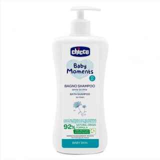 Chicco Baby Moments Șampon de spălare pentru corp și păr 0m+ 500 ml