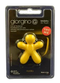 Mr & Mrs Fragrance Giorgino Vanilla (Yellow) parfum pentru masina