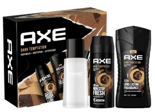 Axe Dark Temptation Men Gift Set ( Deodorant spray 150 ml + Shower Gel 250 ml + Aftershave 100 ml)