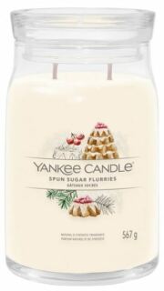 Yankee Candle Signature Spun Sugar Flurries Scented Candle With 2 Wicks 567 g