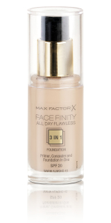 Max Factor Facefinity All day Flawless 3 in 1 Foundation Warm Almond 45 makeup 30 ml