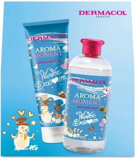 Set cadou Dermacol Aroma Moment Winter dream (gel de duș 250 ml, spumă de baie 500 ml)