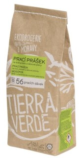 Tierra Verde Washing Powder Or White Linen And Nappies - paper bag 850 g