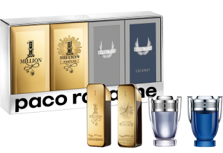 Paco Rabanne Mini Collection: 1 Million EDT 5 ml + 1 Million Parfum 5 ml + Invictus EDT 5ml + Invictus Legend EDP 5 ml