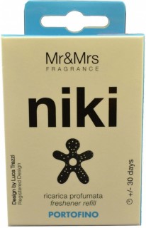 Mr & Mrs Fragrance Niki Portofino - parfum pentru masina rezervă