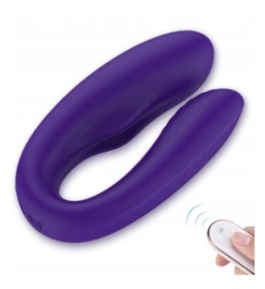 Amzing Toy Viviana-RTC vibrator flexibil cu telecomandă cu 9 moduri de vibrație Violet