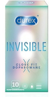 Durex Invisible Close Fit prezervative extra subtiri