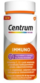 Centrum Immuno supliment alimentar cu extract de fructe de soc 60 capsule
