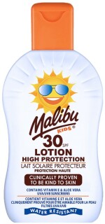 Malibu Kids SPF30 Loțiune de protecție solară pentru copii 200 ml