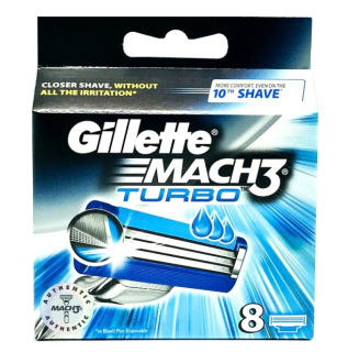 Gillette Mach3 Turbo 8 buc
