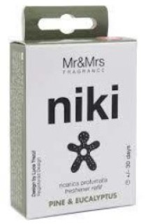 Mr & Mrs Fragrance Niki Pine & Eucalyptus - parfum pentru masina rezervă