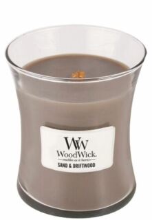 WOODWICK Sand & Driftwood Lumânare parfumată 275 g