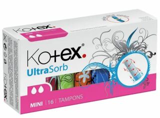 Kotex Ultra Sorb Mini Tampons, 16 pcs