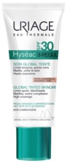 Uriage Hyseac 3-Regul Global Tinted SPF30 Crema tonificanta impotriva imperfectiunilor pielii 40 ml