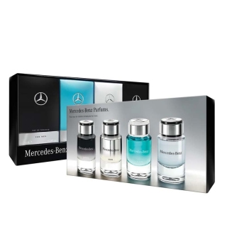 Mercedes Benz SET I. EDT 4x7 ml MINI (For Intense + For Silver + Cologne + For Men)