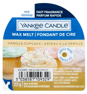 Yankee Candle Vanilla Cupcake ceară parfumată 22 g