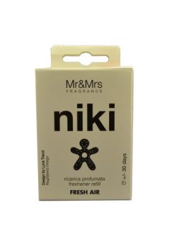 Mr & Mrs Fragrance Niki Fresh Air - parfum pentru masina rezervă