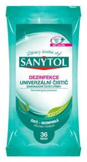 Sanytol Servetele de curatare universale dezinfectante 36 buc