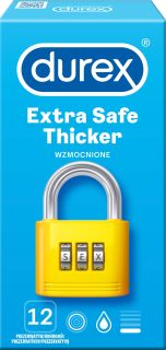 Durex Extra Safe Thicker prezervative mai groase cu mai mult gel