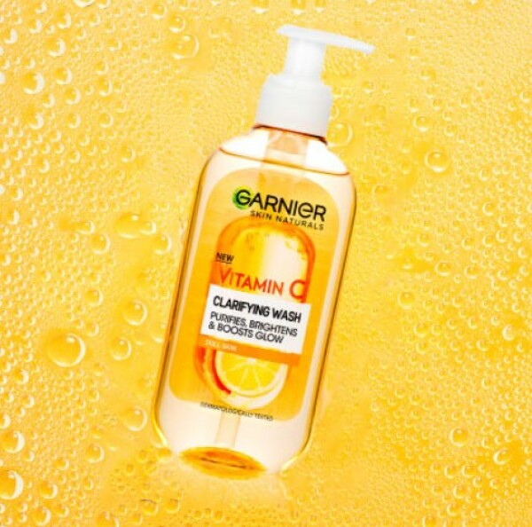 Garnier Skin Naturals Vitamin C Clarifying Wash Cleansing Gel de curățare 200 ml