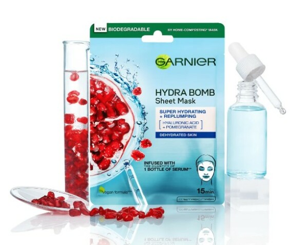 Garnier Skin Naturals Moisture + Aqua Bomb Mască textilă 1 buc.