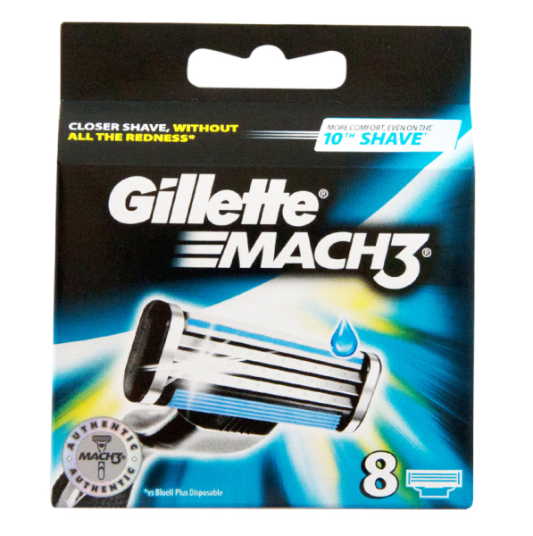 Capetele de schimb Gillette Mach3 8 buc