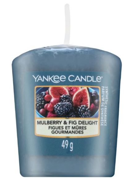 Yankee Candle Mulberry & Fig Delight lumânare votivă 49 g