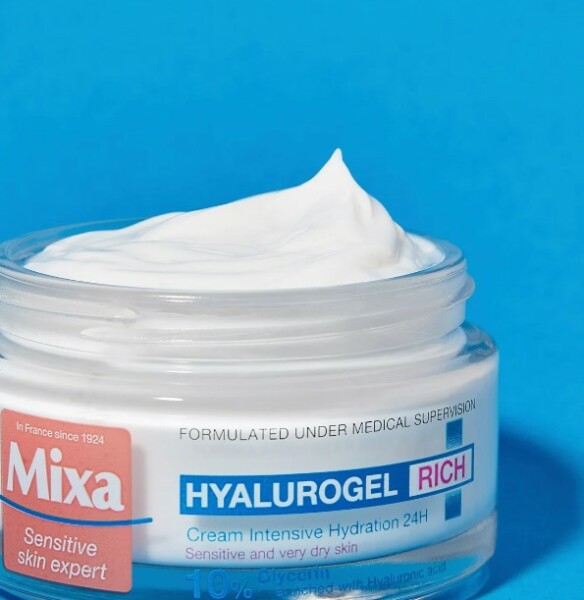 Mixa Hyalurogel Hidratant bogat pentru piele sensibilă uscată 50 ml