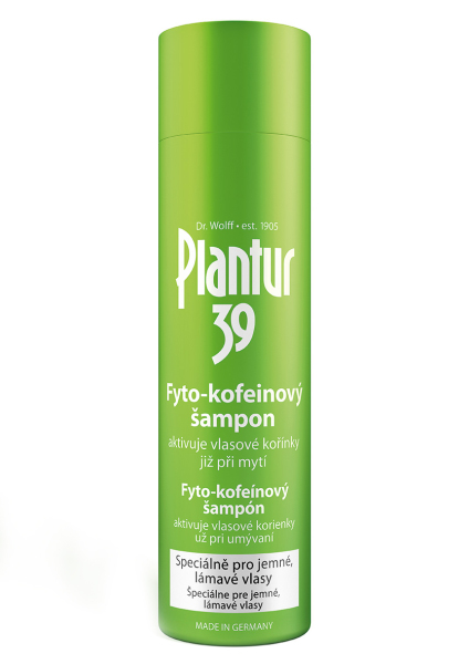 Plantur 39 Fyto-kofeinový șampon pentru păr fin și casant 250 ml