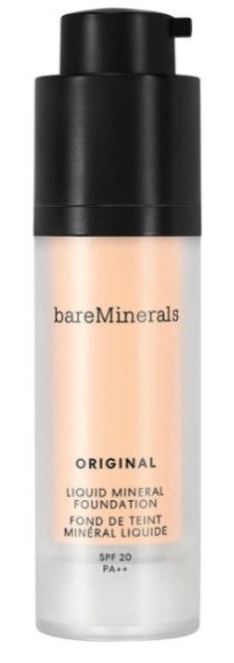 BareMinerals Original Liquid Mineral Foundation SPF20 machiaj lichid 13 Golden Beige 30 ml