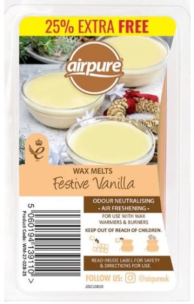 Airpure Wax Melts Festive Vanilla ceară pentru aromalamp 86 g