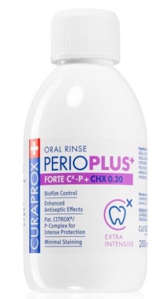 Curaprox Perio PLUS+ CHX 0,20% apă de gură 200 ml
