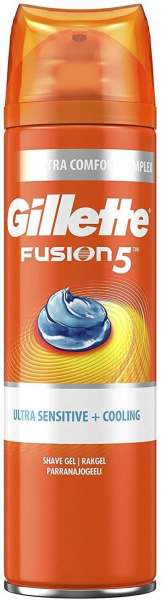 Gillette Fusion 5 Ultra-sensitive Colling shave gel 200 ml
