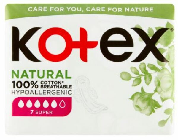Kotex Natural Super Pads 7 pcs